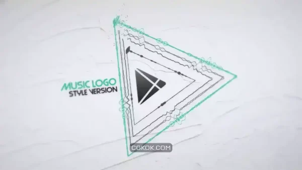پروژه افترافکت لوگو موزیک Music Logo