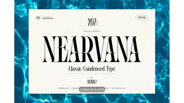 دانلود فونت انگلیسی کلاسیک Nearvana – Classic Condensed Font