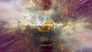 دانلود بک گراند موشن گرافیک کهکشان Nebula Space Flight 12