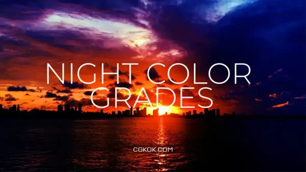 دانلود پریست پریمیر رنگ شب Night Color Grades