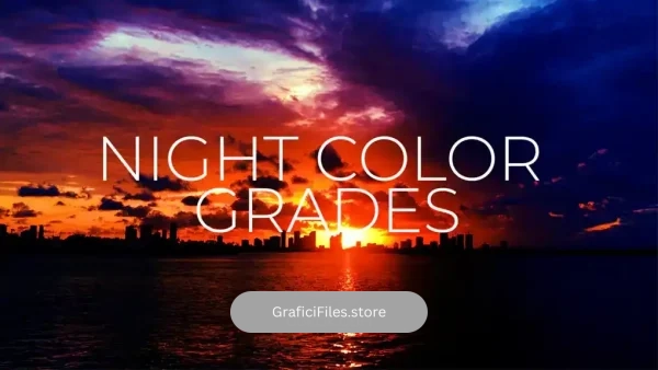 دانلود پریست افترافکت رنگ شب Night Color Grades