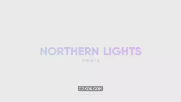 دانلود پریست افترافکت افکت شفق شمالی Northern Lights Effect