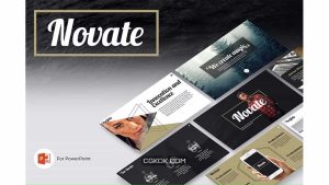 دانلود قالب پاورپوینت Novate PowerPoint Presentation Template