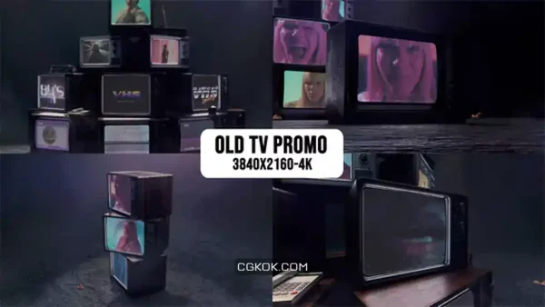 پروژه پریمیر وله تلویزیون قدیمی Old Tv Opener