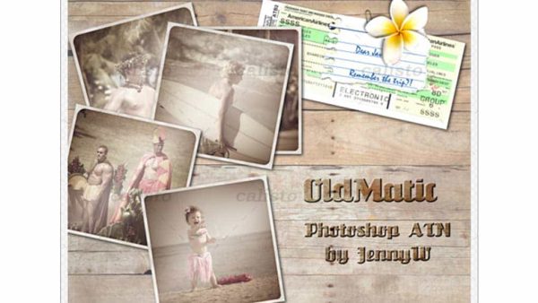 دانلود اکشن ساخت تصاویر قدیمی OldMatic Action for Photoshop