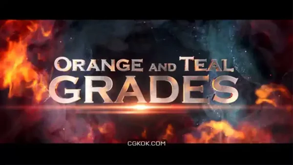 دانلود پریست رنگ با تم سبز و نارنجی Orange and Teal LUTs