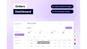 دانلود داشبورد سفارشات Orders Dashboard