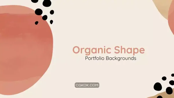 دانلود بک گراند موشن گرافیک اشکال ارگانیک Organic Shape Portfolio Backgrounds