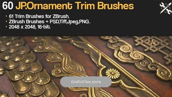 دانلود آلفا و براش تزیینی برای Zbrush