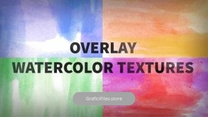 دانلود فوتیج تکسچر آبرنگی Overlay Watercolor Textures