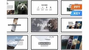 دانلود قالب پاورپوینت و کینوت Pacific Presentation Template