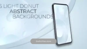 دانلود بک گراند موشن گرافیک نور انتزاعی Pack Of Light Donut Abstract Backgrounds