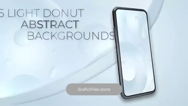 دانلود بک گراند موشن گرافیک نور انتزاعی Pack Of Light Donut Abstract Backgrounds