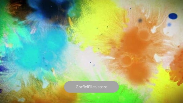 دانلود بک گراند موشن گرافیک پاشیدن رنگ Paint Splatter Background