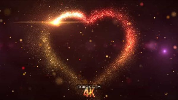 دانلود فوتیج پارتیکل قلب Particles Heart