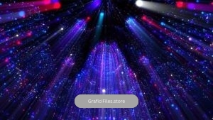 دانلود بک گراند موشن گرافیک Particles Rays Stage Hall VJ Loop