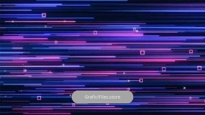 دانلود بک گراند موشن گرافیک Pink and Blue Neon VJ background