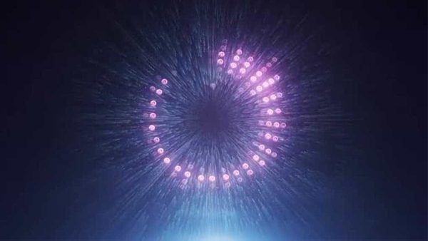دانلود بک گراند موشن گرافیک Pink High-Tech Led Equalizer