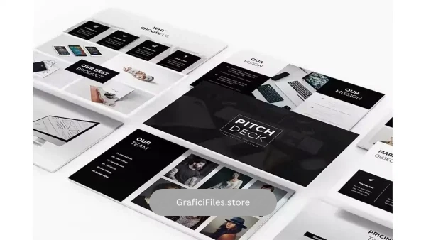 دانلود قالب پاورپوینت Pitch Deck Powerpoint Template