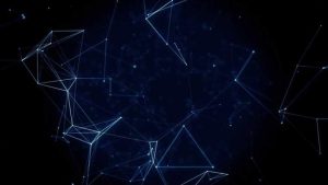 دانلود بک گراند موشن گرافیک شبکه Plexus Tunnel Background 4K