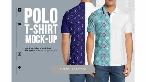 دانلود موکاپ تیشرت Polo shirt Mock-Up