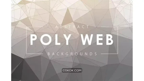 دانلود بک گراند چند ضلعی وب Poly Web Backgrounds