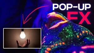 پروژه داوینچی ریزالو افکت پاپ آپ Pop Up Effect Macro