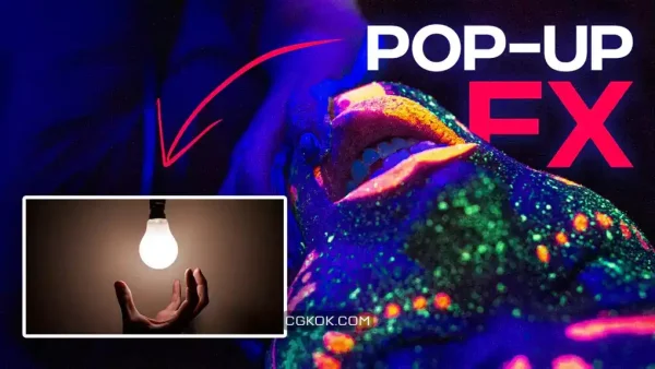 پروژه داوینچی ریزالو افکت پاپ آپ Pop Up Effect Macro