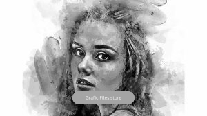 اکشن تبدیل عکس به نقاشی آبرنگی در فتوشاپ – Premio Watercolor Photoshop Action
