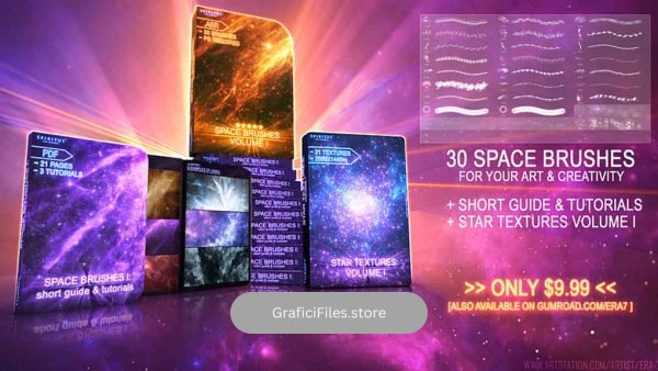 دانلود براش فضایی PREMIUM SPACE BRUSHES – VOLUME I