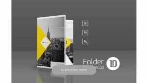 دانلود فایل لایه باز پوشه Presentation Folder Template 003