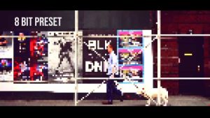 پریست آماده افکت پیکسل کردن تصویر در افترافکت – 8-Bit Preset