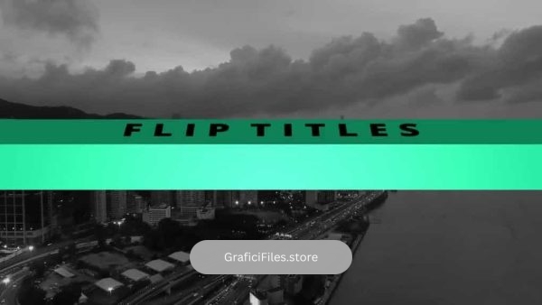 پروژه آماده تایتل برای داوینچی ریزالو – Flip Titles