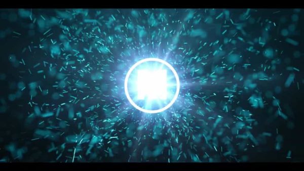 پروژه آماده لوگو پارتیکل برای داوینچی ریزالو – Cinematic Particle Logo Reveal