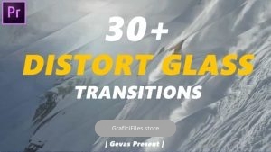 پریست آماده ترنزیشن شیشه ای برای پریمیر – Distortion Glass Transitions