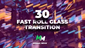 مجموعه 30 پریست ترانزیشن آماده پریمیر – Fast Roll Glass Transition