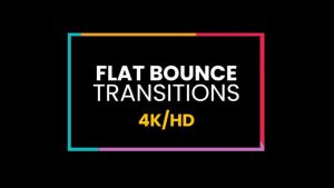 پریست ترنزیشن فلت برای پریمیر – Flat Bounce Transitions