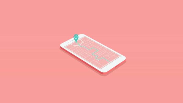 فوتیج انیمیشن موشن گرافیک لوکیشن موبایل Location Icon