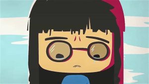 فوتیج انیمیشن دختر گریان Cartoon Girl Crying