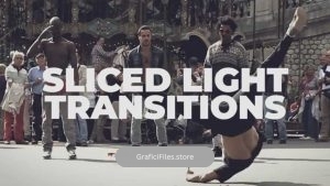 پریست ترنزیشن نور و تقسیم تصویر برای پریمیر – Sliced Light Transitions