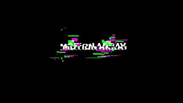 پروژه آماده لوگو پارازیت پریمیر Digital glitch logo