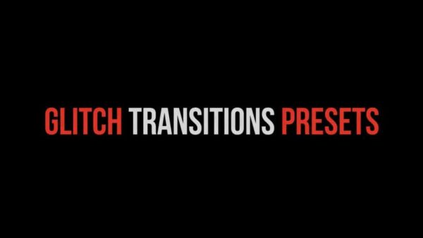 مجموعه پریست نویز و پارازیت مخصوص پریمیر – Glitch Transitions Presets