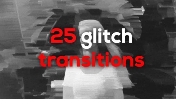 پریست آماده ترنزیشن نویز و پارازیت برای افترافکت – 25 Glitch Transitions Presets