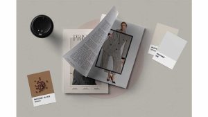 دانلود قالب ایندیزاین ژورنال لباس Prisma Magazine