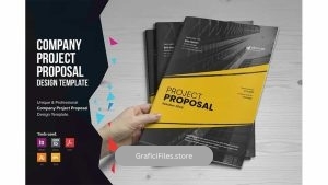 دانلود قالب ایندیزاین پروپوزال پروژه تجاری Project Business Proposal V5