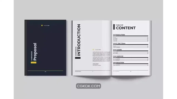 دانلود قالب ایندیزاین پروپوزال Proposal Indesign