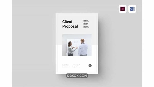 دانلود قالب آماده ورد پروپوزال Proposal | MS Word & Indesign