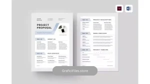 دانلود قالب ایندیزاین پروپوزال Proposal | MS Word & Indesign 4