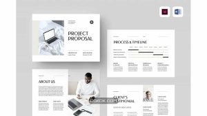 دانلود قالب آماده ورد پروپوزال Proposal | MS Word & Indesign
