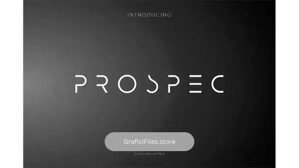 دانلود فونت انگلیسی مدرن Prospec Extra Light